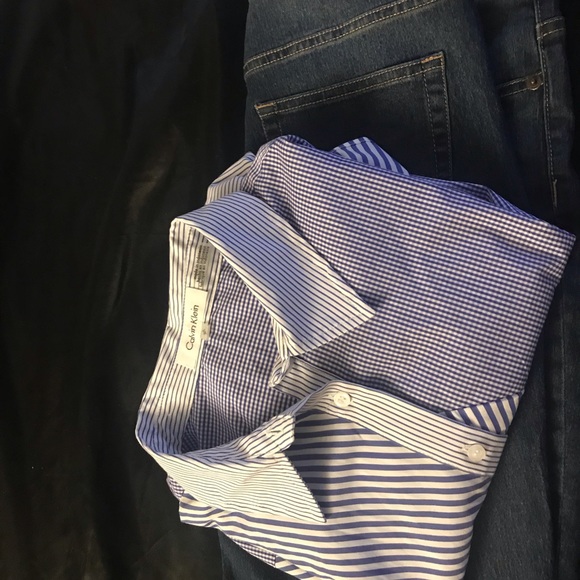 Calvin Klein button up shirt and jeans R 1892 s 10 - Picture 8 of 8